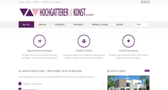 Desktop Screenshot of hochgatterer-konst.com